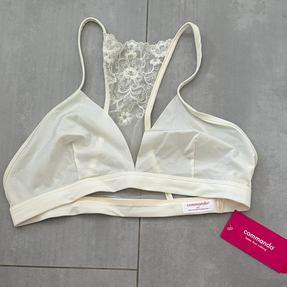 Commando Cream Lace Bralette